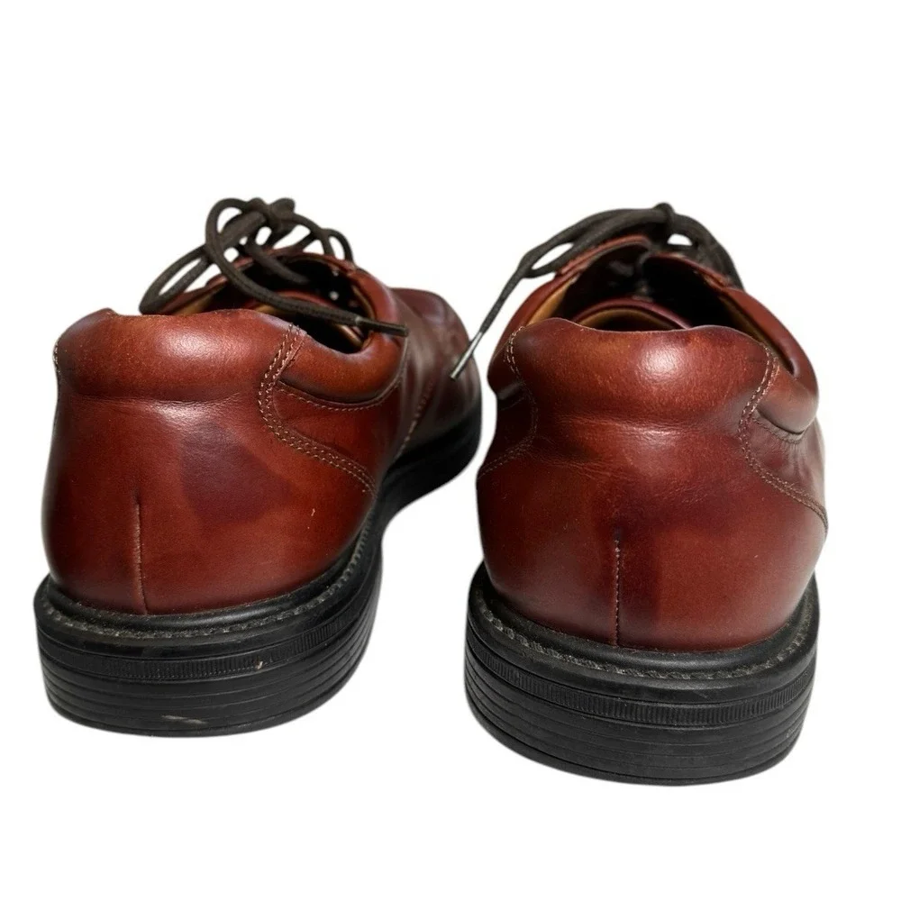 Nunn Bush Men's Brown Leather Dress Casual Oxford‎ Shoes - Size 10 Vintage SU